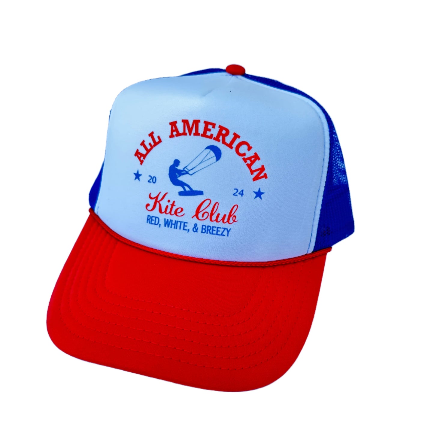 'All American Kite Club' Foam Trucker Hat