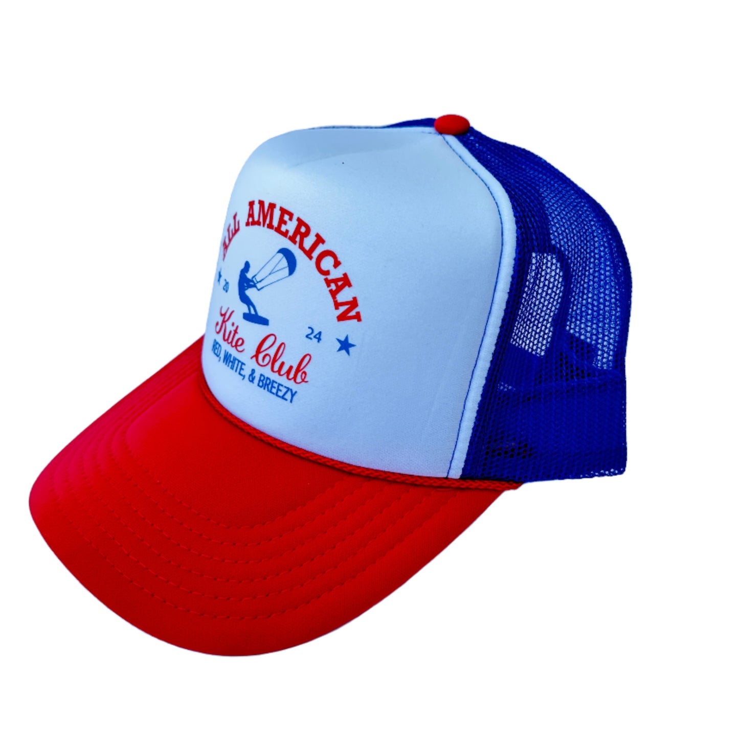 'All American Kite Club' Foam Trucker Hat