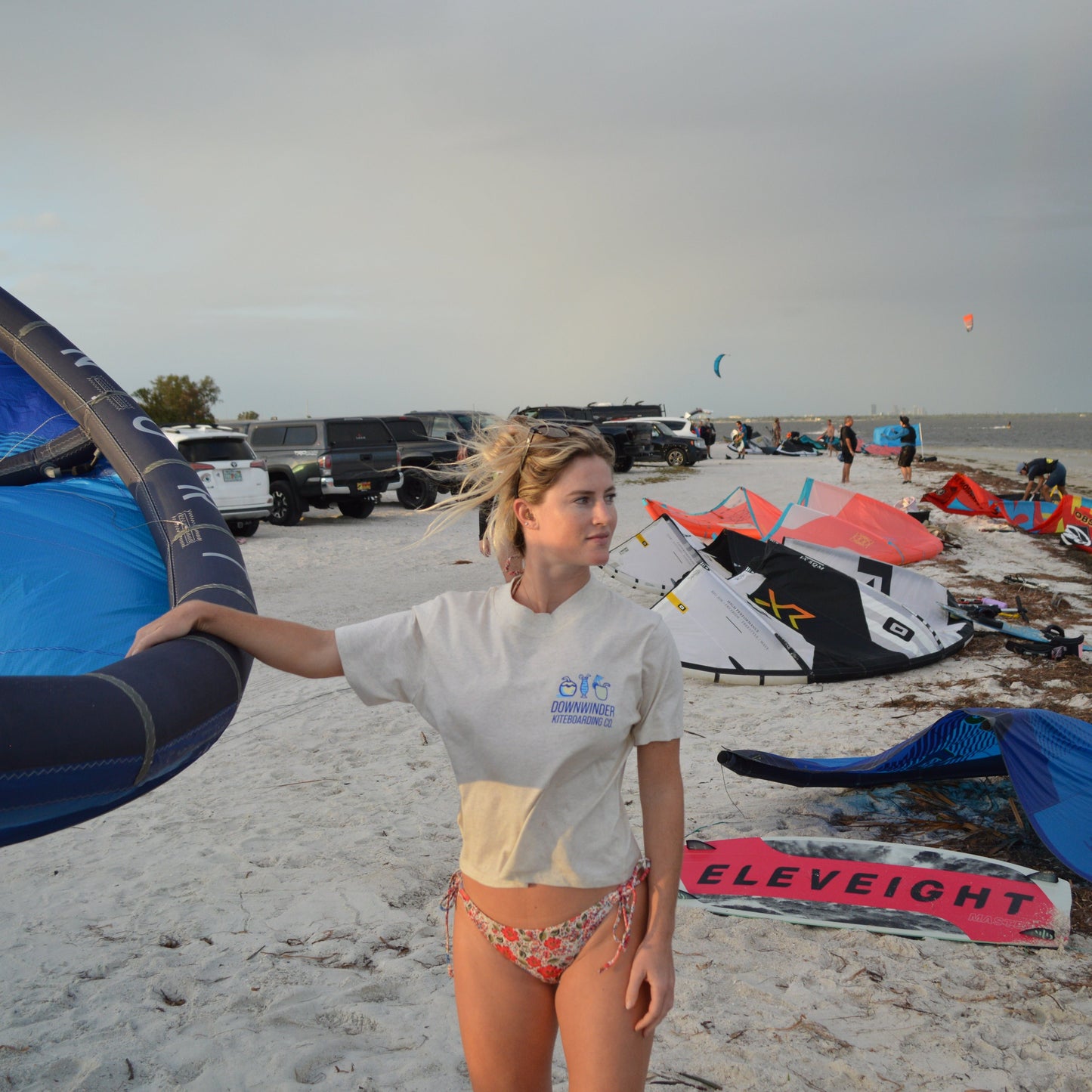 "Support Your Local Sandbar" Women's Kiteboarding T-shirt