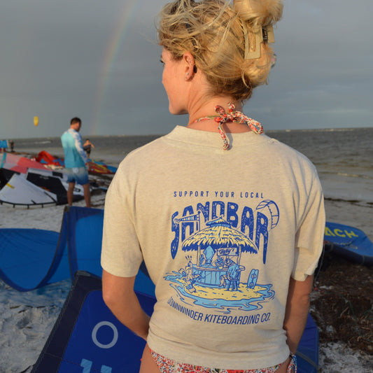"Support Your Local Sandbar" Women's Kiteboarding T-shirt