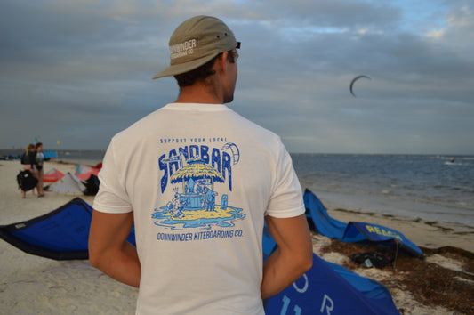 "Support Your Local Sandbar" Kiteboarding T-Shirt