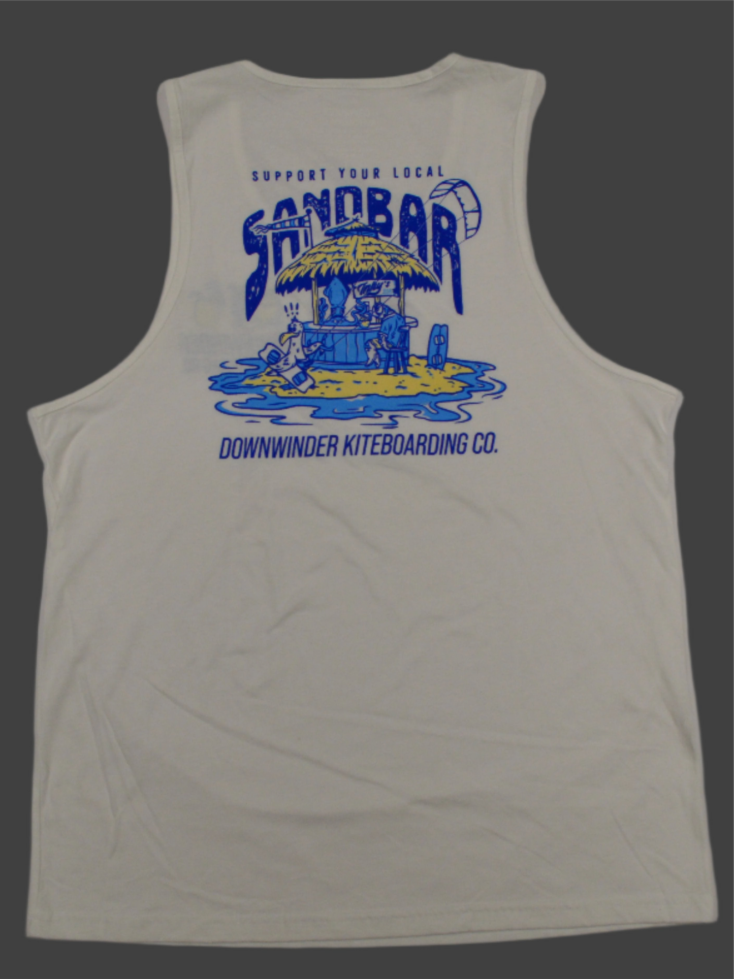 "Support Your Local Sandbar" Kiteboarding Men's Tank